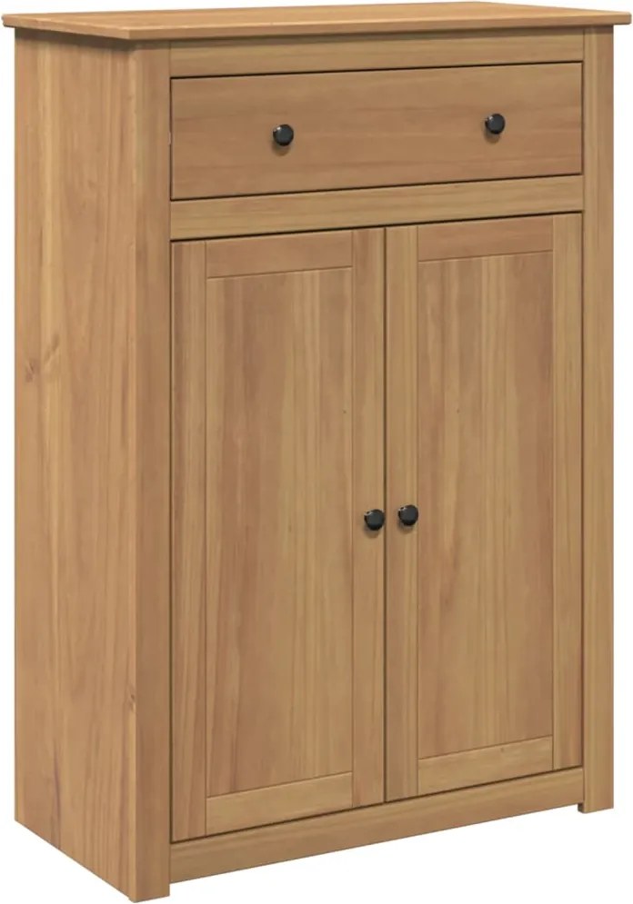 vidaXL Panama tömör fenyőfa cipőtároló szekrény 80 x 40 x 114 cm