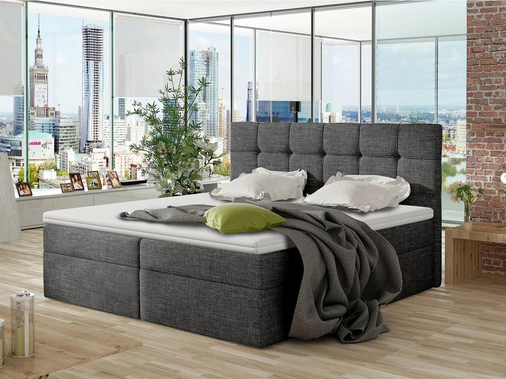 Franciaágy Boxspring Kennedy (180x200) (Muna 10). 1059312
