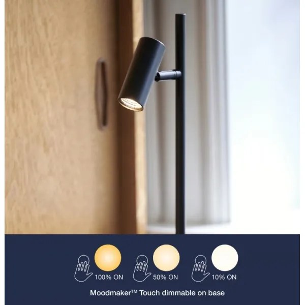 Nordlux - LED Dimmelhető asztali lámpa OMARI LED/3,2W/230V fekete