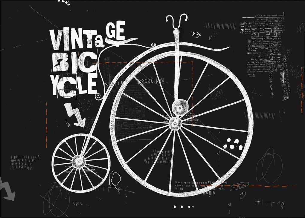 Kép - Velocipede (üvegen) (70x50 cm)