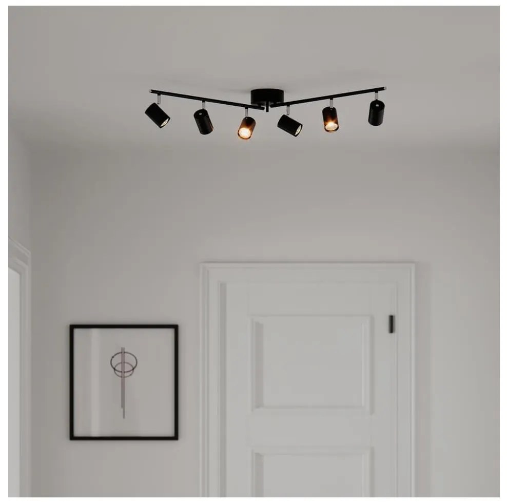 ByRydens 4202100-4002 - Spotlámpa CORRECT 6xGU10/7W/230V fekete