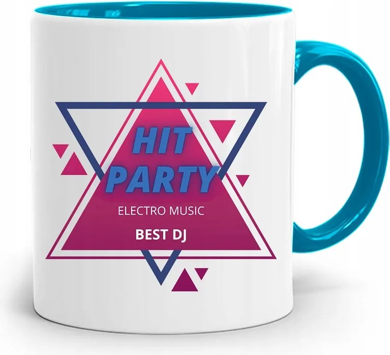 Dja Zene Bögre Kék Sláger Party Ajándék nyomtatott fényképpel