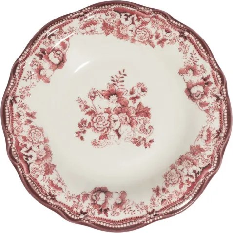 24 részes porcelán étkészlet bordó