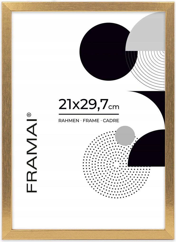 Kea Z arany képkeret 21x29,7 cm-es méretben