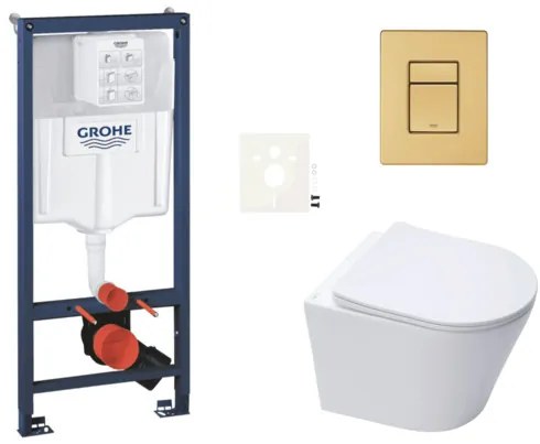 Fali WC szett SAT Infinitio előtétfalas szereléshez SIKOGRSIN10SCGN0