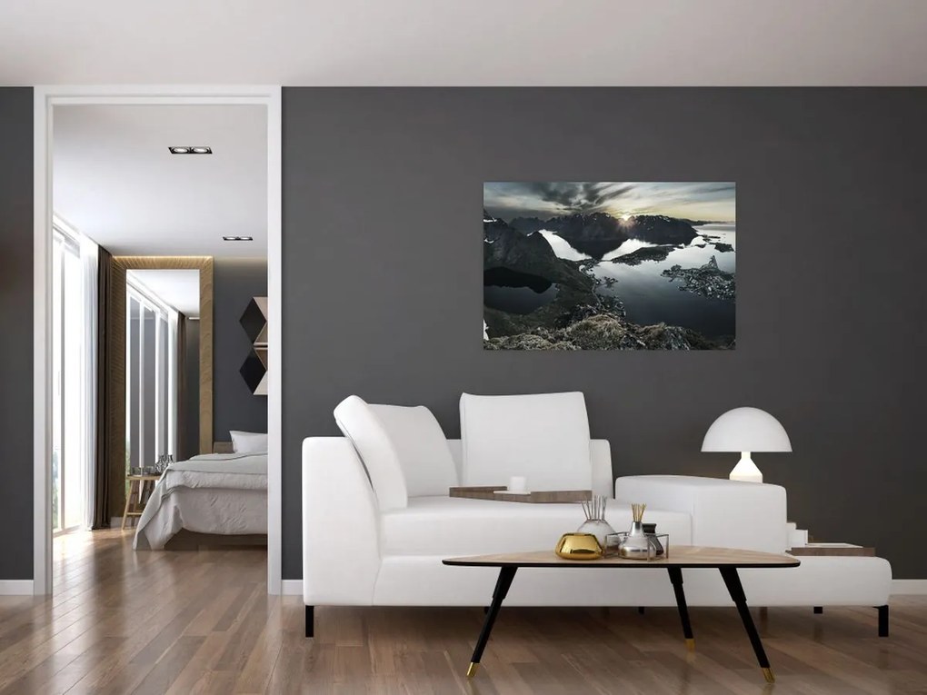 Kép - Norvég hegyek (90x60 cm)