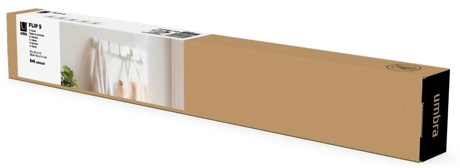 Fehér nyárfa fali fogas Flip – Umbra