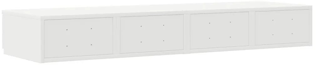Ágyfiókok fiókkal Fehér 120 x 36.5 x 16.5 cm Faanyag