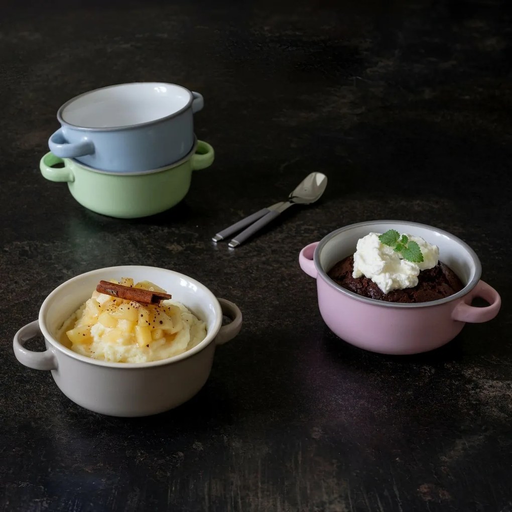 Mäser 4 db-os leveses tálkészlet MAILA – 12,5 cm,világoskék mix