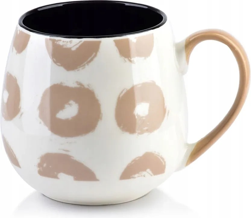 Porcelán bögre Fehér 400 ml Hordó