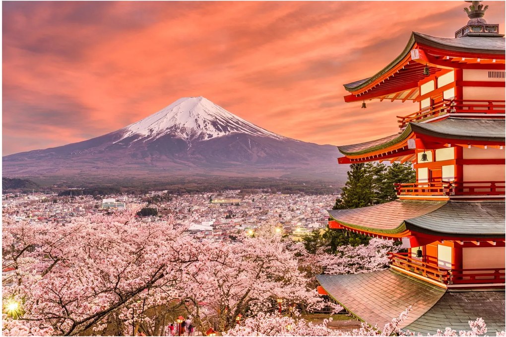 Kép - Fujiyoshida, Japán (90x60 cm)