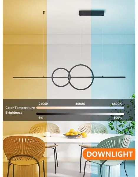 Immax NEO 07236L - LED Dimmelhető csillár LITE RONDAS LED/56W/230V Tuya + távirányító