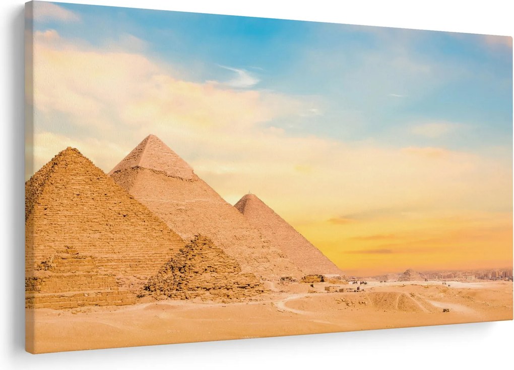 Az egyiptomi piramisok képe (90x60 cm)