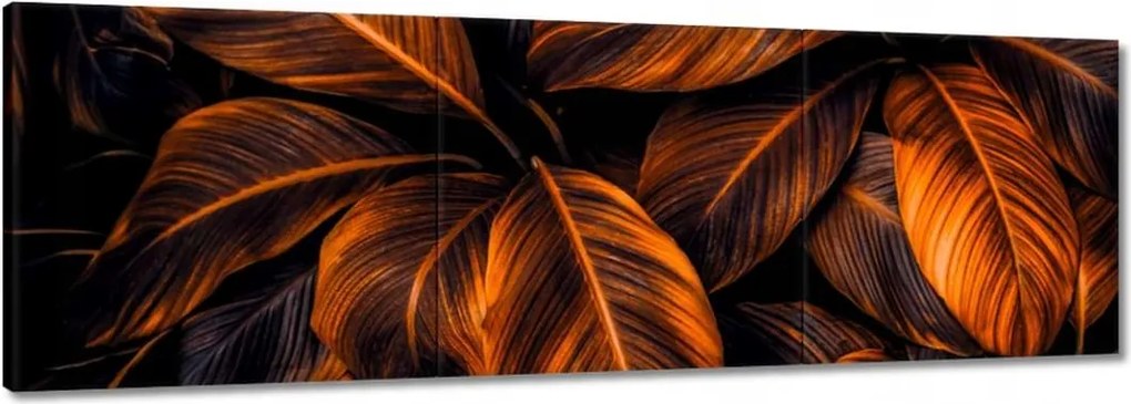 Vászonkép 120x40 Narancssárga levelek