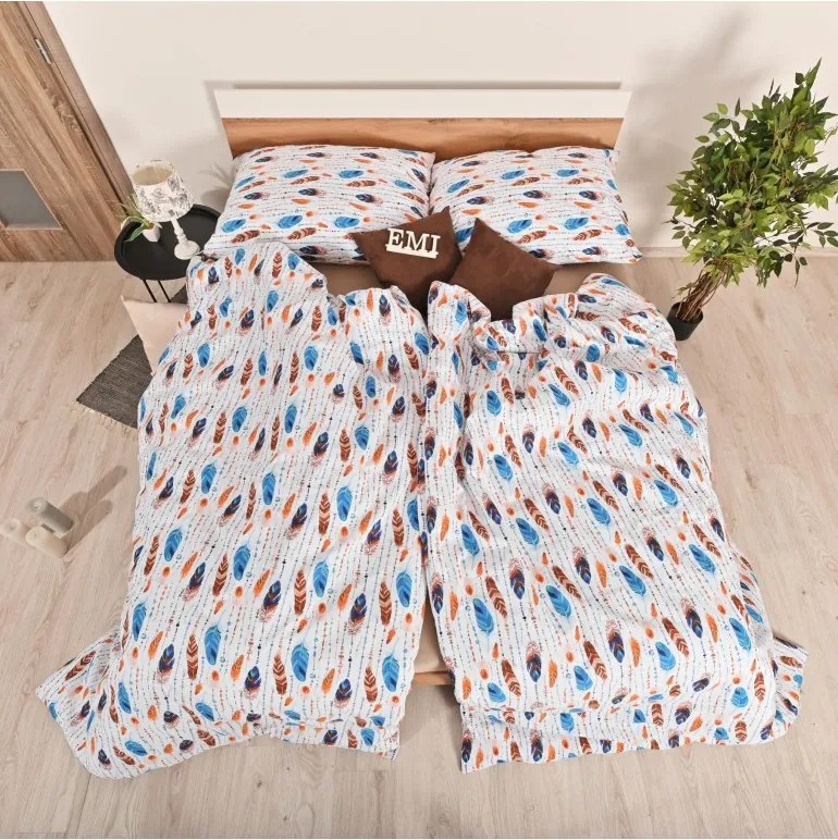 EMI Indiana pamut ágyneműhuzat, A standard egyszemélyes ágy szett tartalma: 1x 140x200 + 1x 70x90