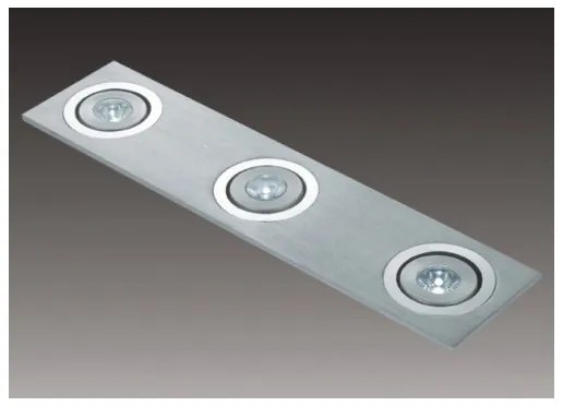 Italux DOWNLIGHTS MQ71815-3B Beépíthető spotlámpa 3x1W/LED