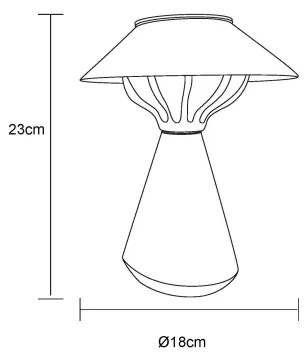 Globo 36639A - LED napelemes lámpa 10xLED/0,06W/1,2V IP44 fekete