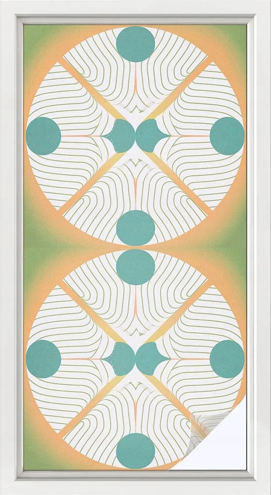 Ablaküveg fólia Adatvédelem Geometrikus harmónia 50x100 cm