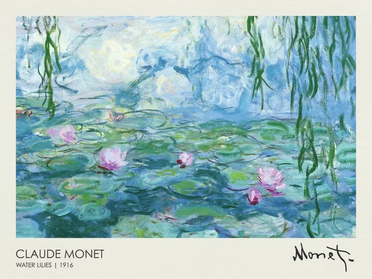 Reprodukció Water Lilies 1916, Claude Monet