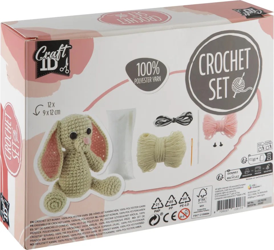 Nyuszi Craft kreatív horgoló szett