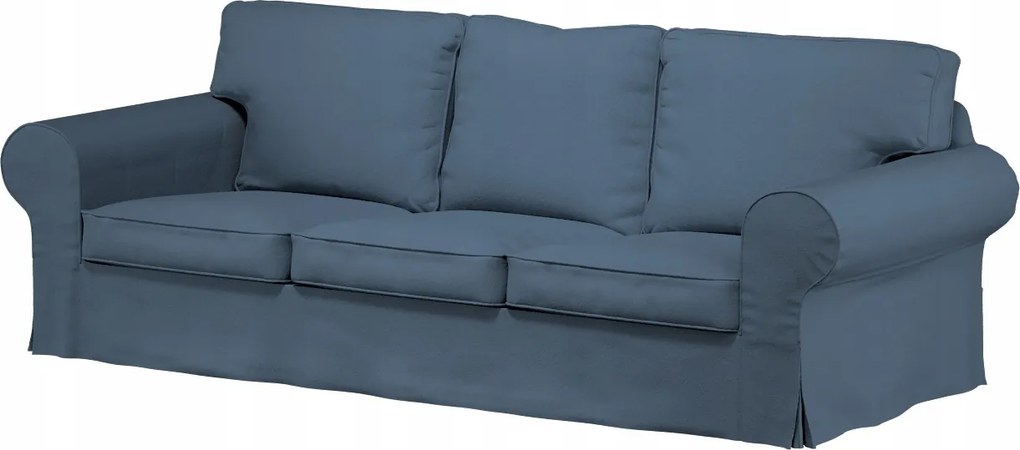 Ektorp 3 személyes kanapé huzat, összecsukható Ikea kék
