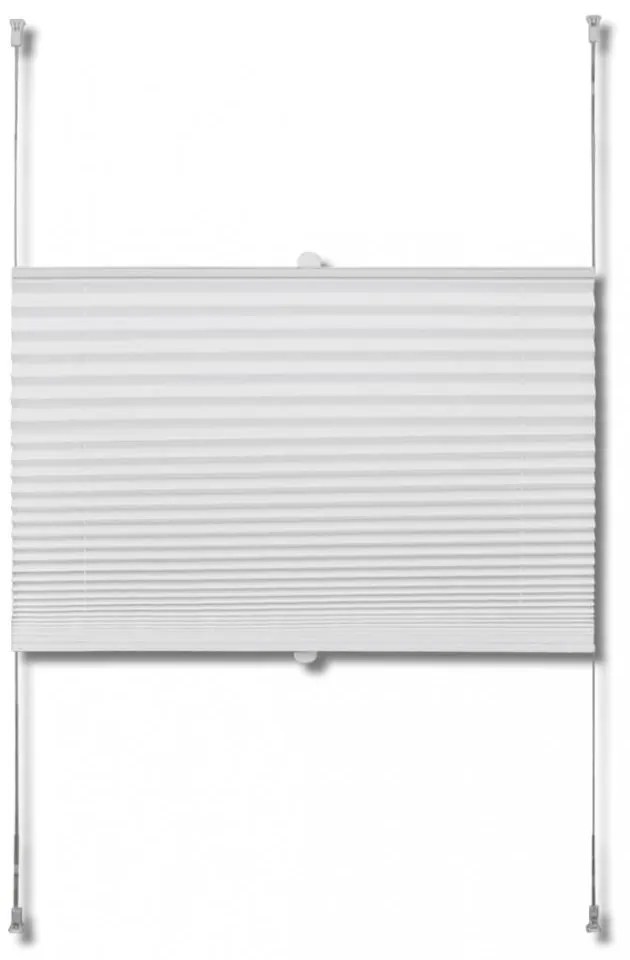 Plisse Roló 50 x 150 cm Fehér Redős Roló