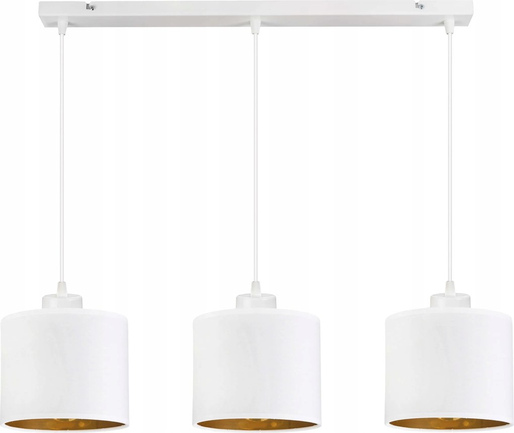 Függőlámpa Túlnyúló mennyezeti csillár Lámpabúra arany