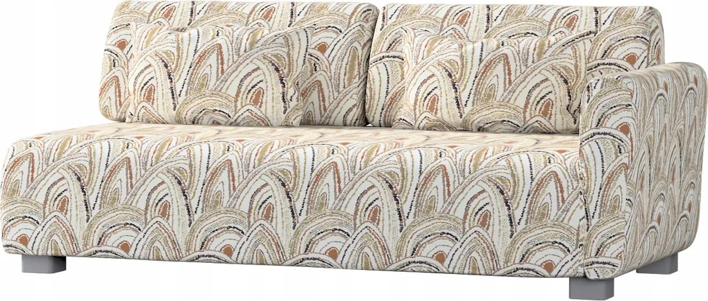 2 személyes kanapé huzat egy kartámasz Mysinge Ikea narancssárga