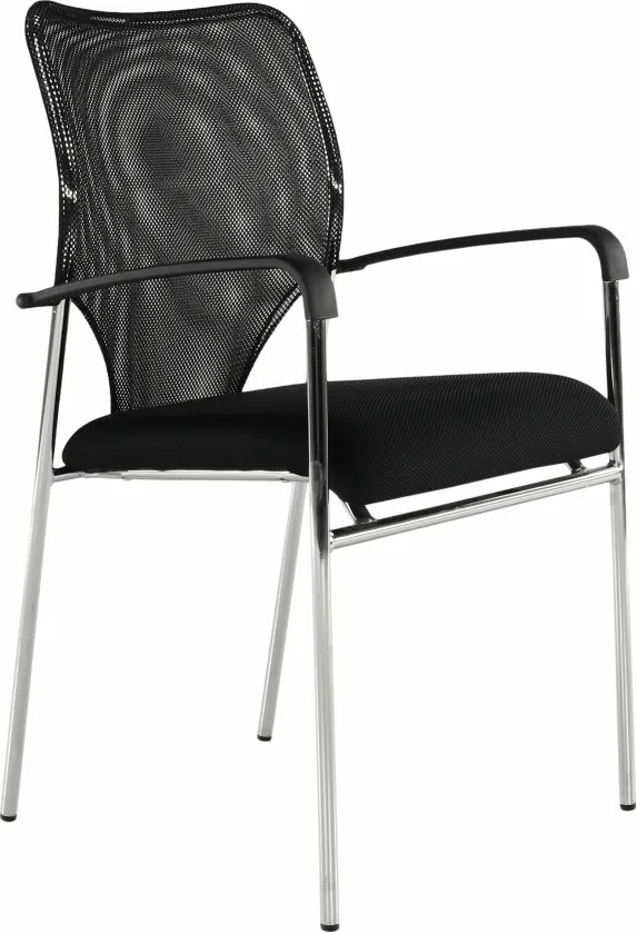 Szék tárgyalóterembe, fekete, UMUT