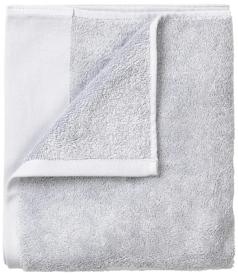Világosszürke frottír pamut törölköző szett 4 db-os 30x30 cm Riva – Blomus