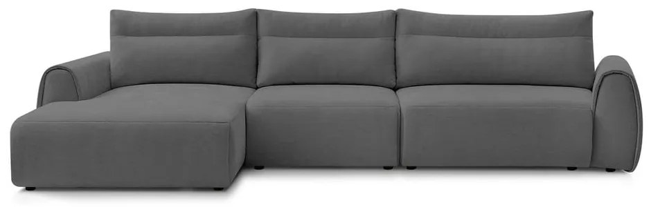 Szürke sarokkanapé Aden – Bobochic Paris