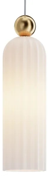 Maytoni MOD302PL-01W - Csillár zsinóron ANTIC 1xE14/40W/230V arany/fehér