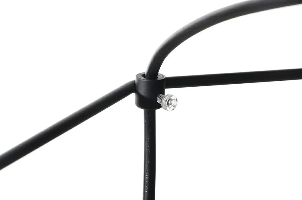 KING HOME 91908 FLUSSO Modern Függesztett Lámpa Fekete G9 IP20