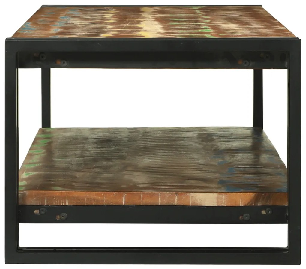 Dohányzóasztal Több színben 120x50x38 cm Tömör fa újrahasznosított