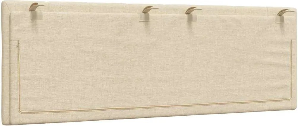 krémszínű szövet fejtámla párna Hanko 140 cm