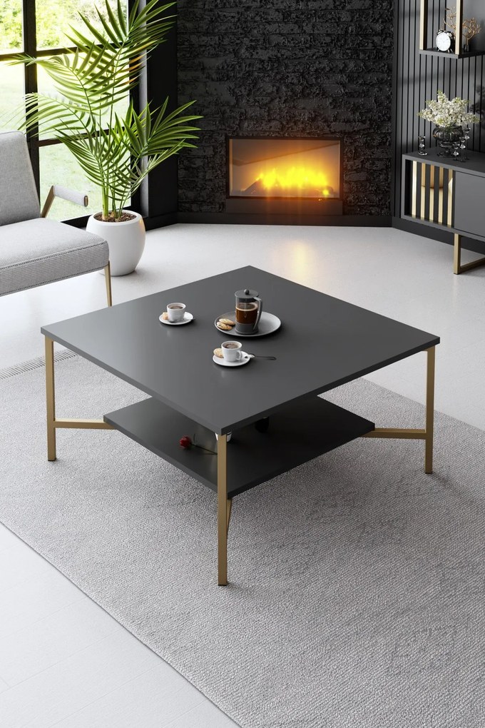 Nappali fal Golden (antracit + arany). 1072968
