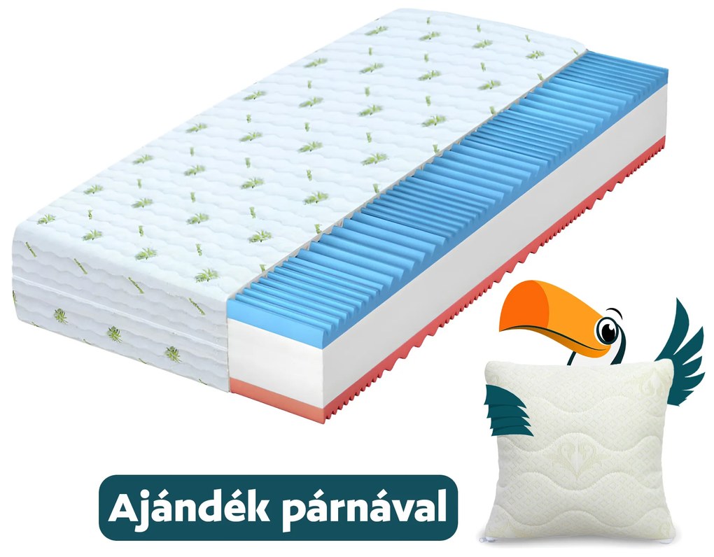 Wilsondo Carolina habmatrac 160x200 Magasság: 16 cm