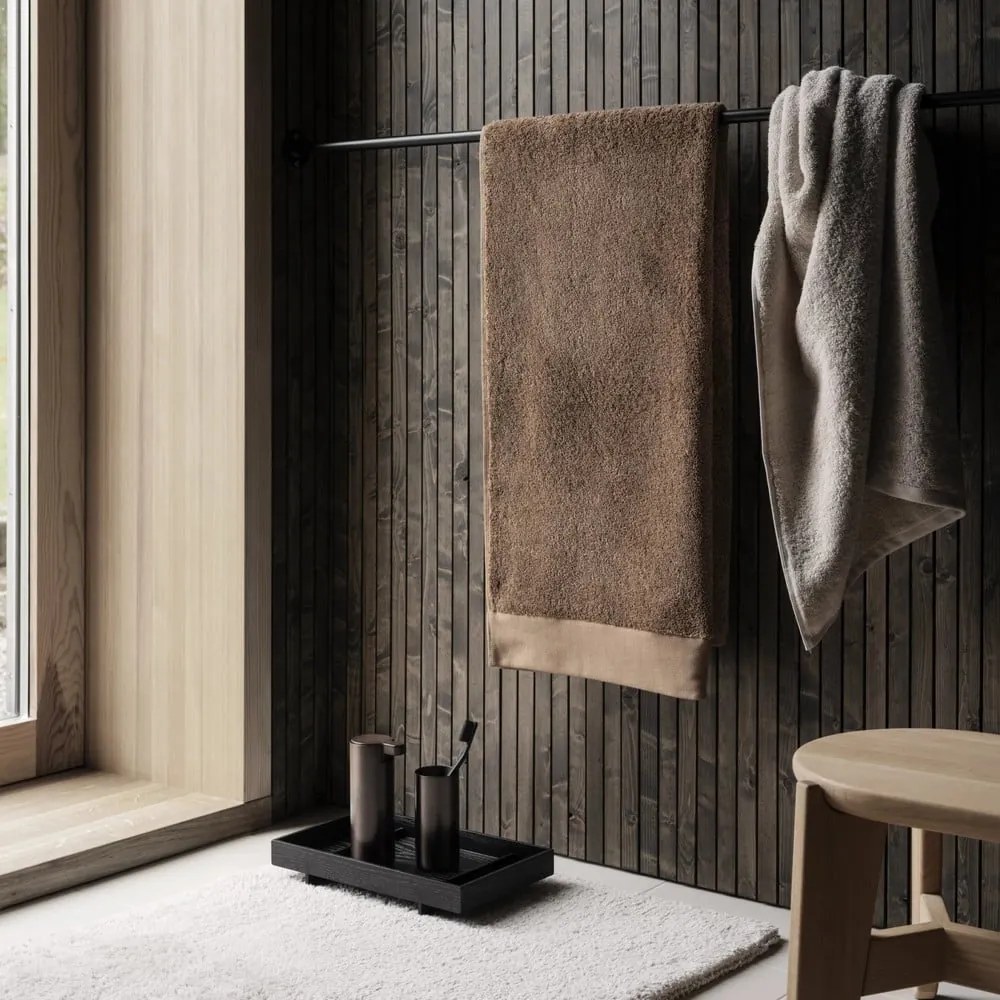 Sötétbarna rozsdamentes acél fogkefetartó pohár MODO – Blomus