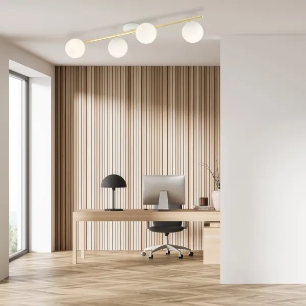 Mennyezeti lámpa SPLENDI 4xE14/10W/230V fehér/arany