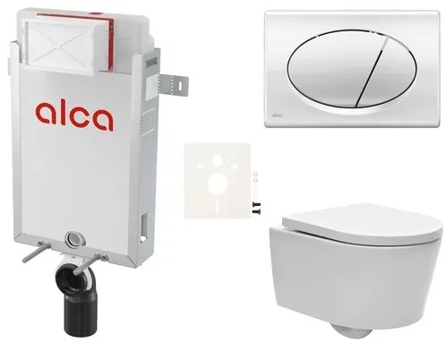 Fali WC szett Alca befalazáshoz + SAT Brevis WC SIKOAW2