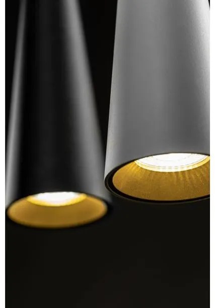 Lámpa Mennyezeti lámpatest EVI, 4410, AC220-240V, 50/60 Hz, GU10, max.40W , IP20, alumínium, egyes, fekete