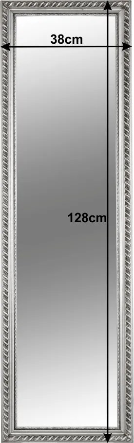 Tükör, ezüst fa keret, MALKIA TYP 5