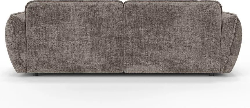 Szürkésbarna zsenília sarokkanapé (bal oldali-heverő résszel) Nelia – Ropez