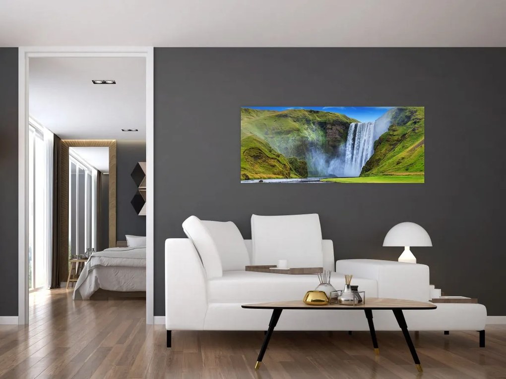 Kép - Seljalandsfoss vízesés (120x50 cm)