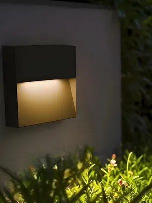 RENDL AQILA SQ fali lámpa fehér 230V LED 6W IP54 3000K