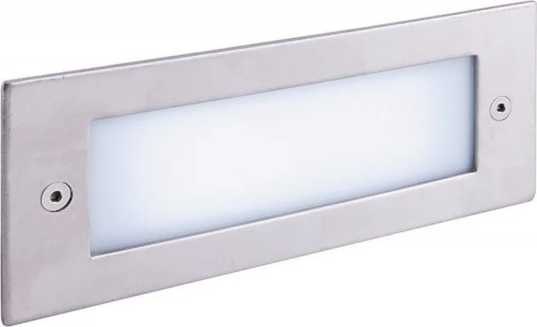 NOVOLUX 540A-L0102B-30 BARLIA Kültéri Falba Építhető Lámpa Ezüst LED IP54