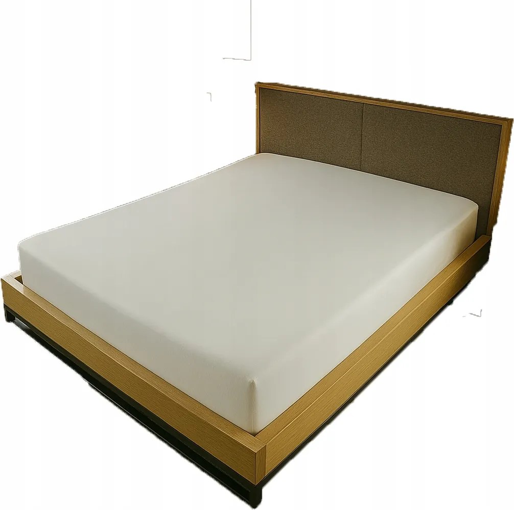 Gumis Jersey Lepedő 160X200 Fehér