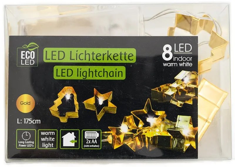 LED fénylanc CHRISTMAS TREE 140 cm rez
