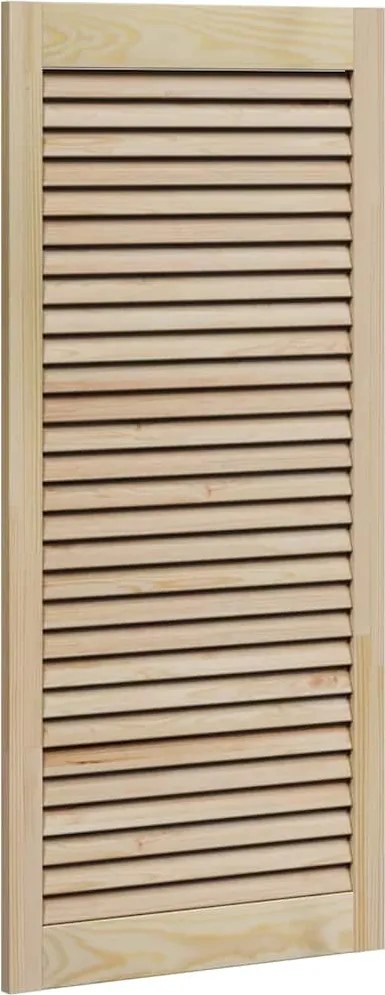 vidaXL Széfajtó ajtóval Természetes 49,5 x 2,1 x 110 cm Tömör fenyőfa