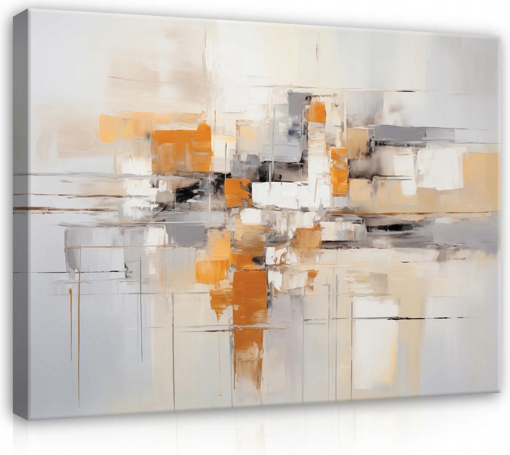 Vászonkép Nappaliba Absztrakt Modern Loft Nagy Vászon Falikép 100x70